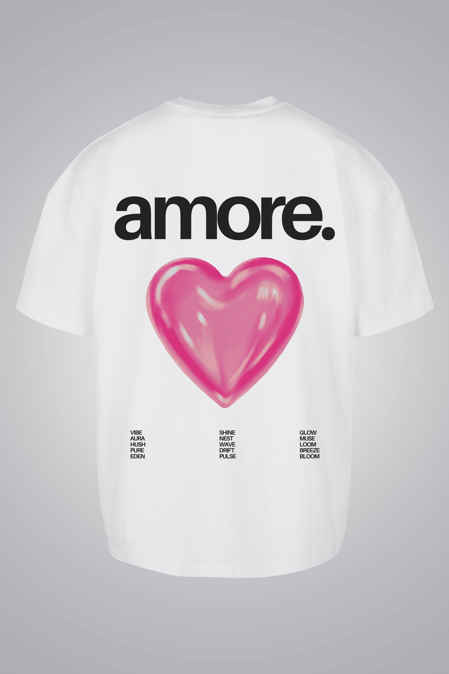 AMORE UNISEX OVERSIZED T-SHIRT