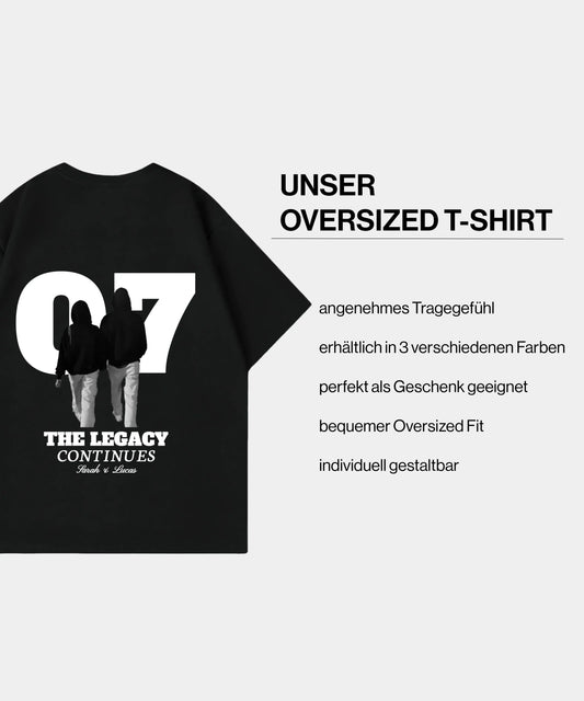 Customized Initial Date Couple T-Shirt