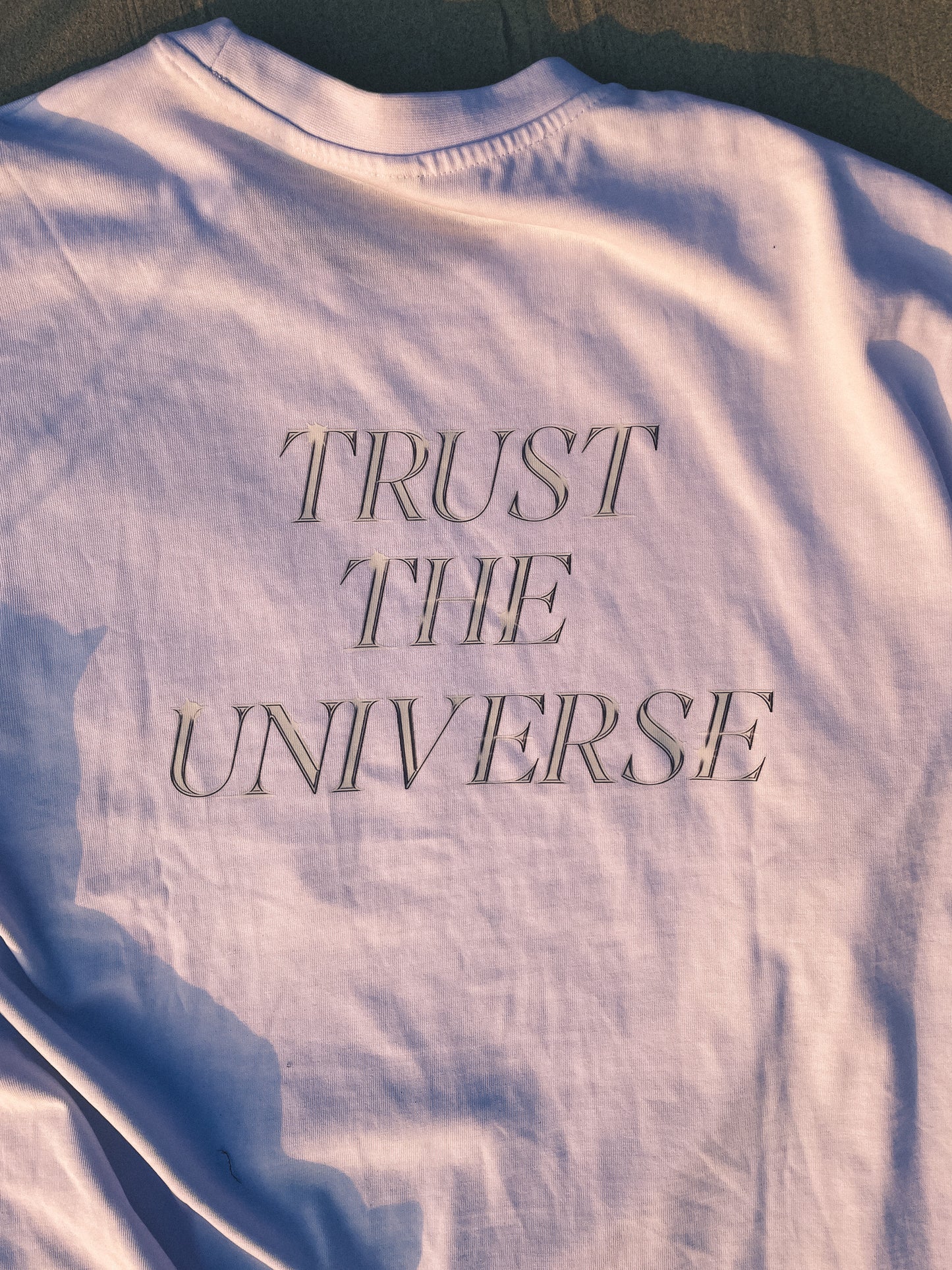 TRUST THE UNIVERSE OVERSIZED UNISEX T-SHIRT