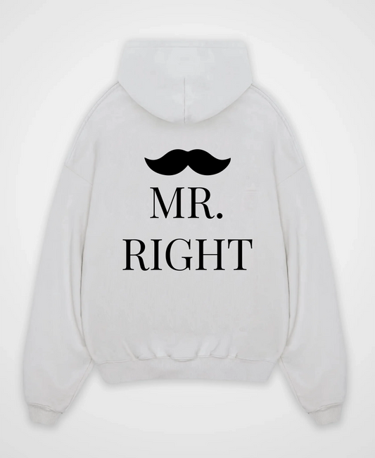 MR. RIGHT OVERSIZED HOODIE