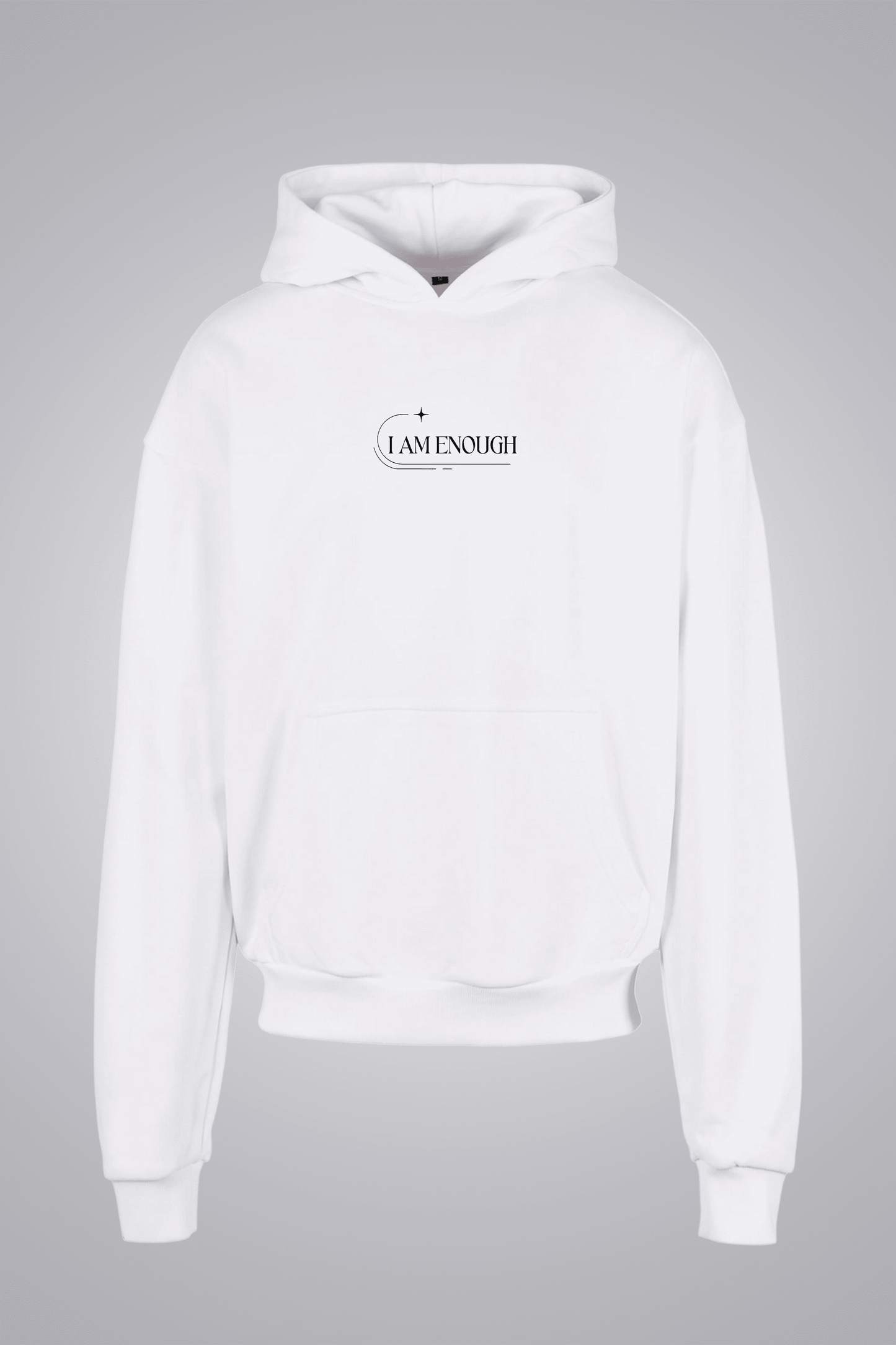 I AM ENOUGH UNISEX OVERSIZED HOODIE