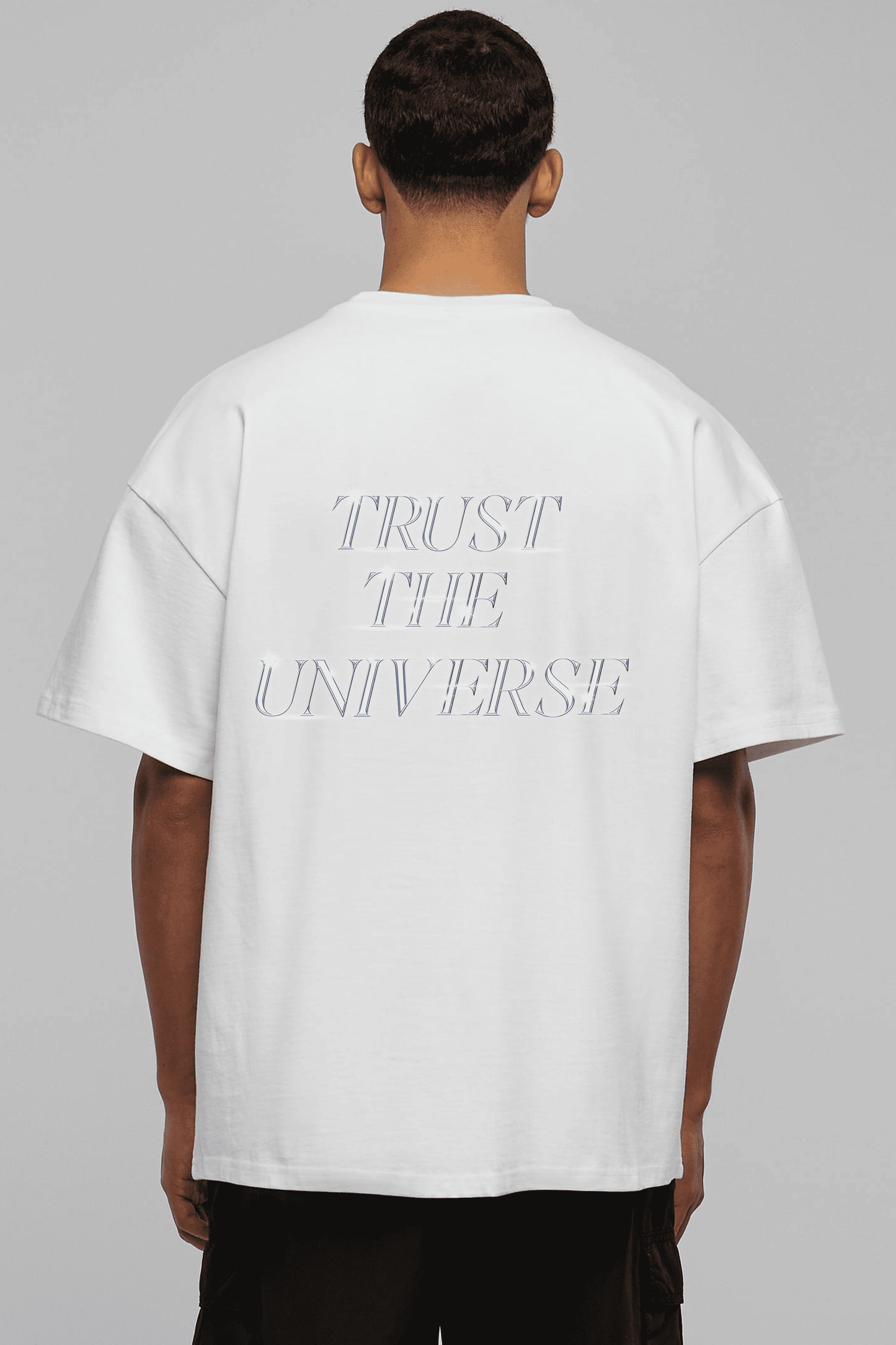 TRUST THE UNIVERSE OVERSIZED UNISEX T-SHIRT
