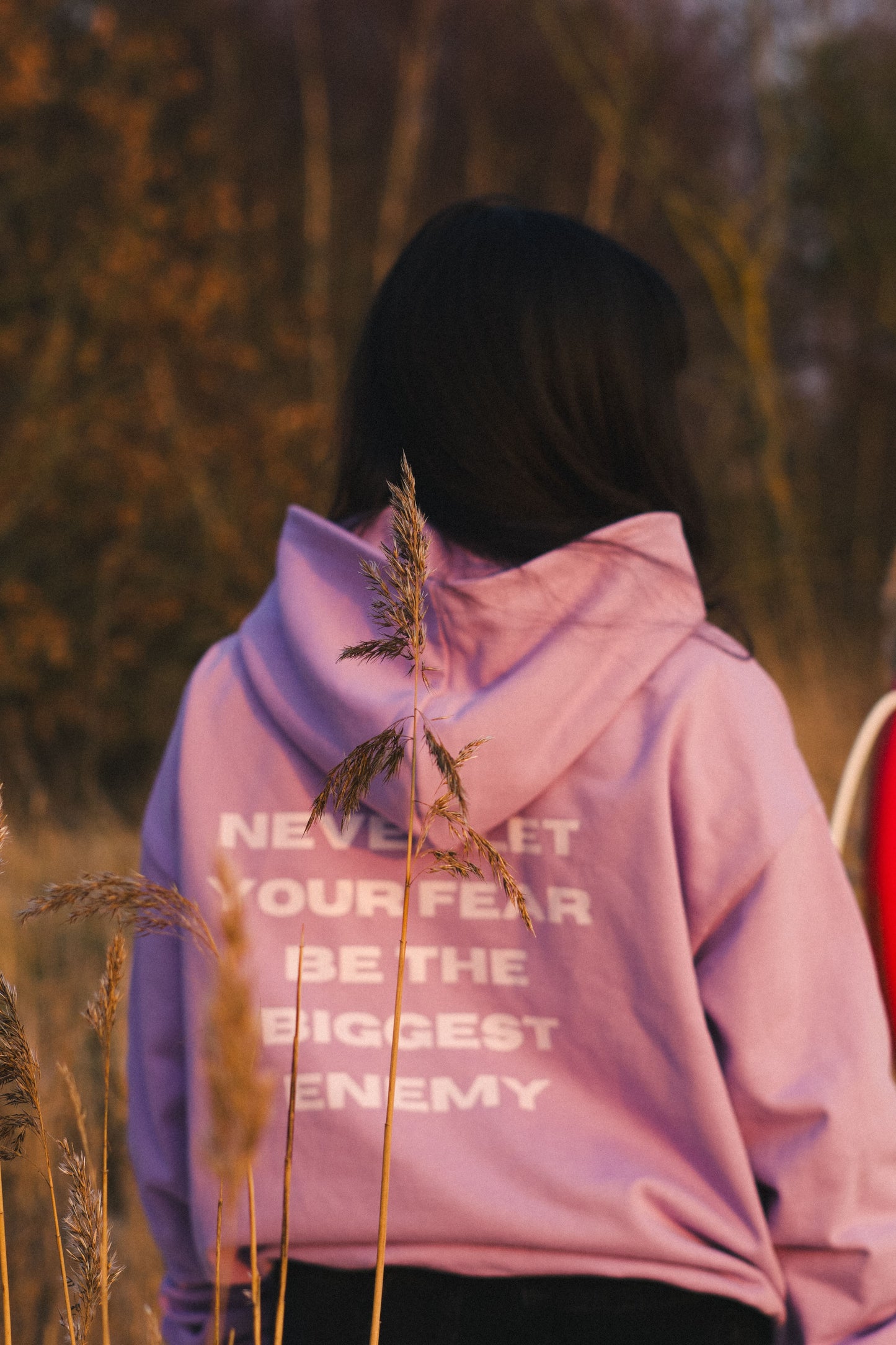 NEVER LET YOUR FEAR BE THE BIGGEST ENEMY OVERSIZED UNISEX HOODIE