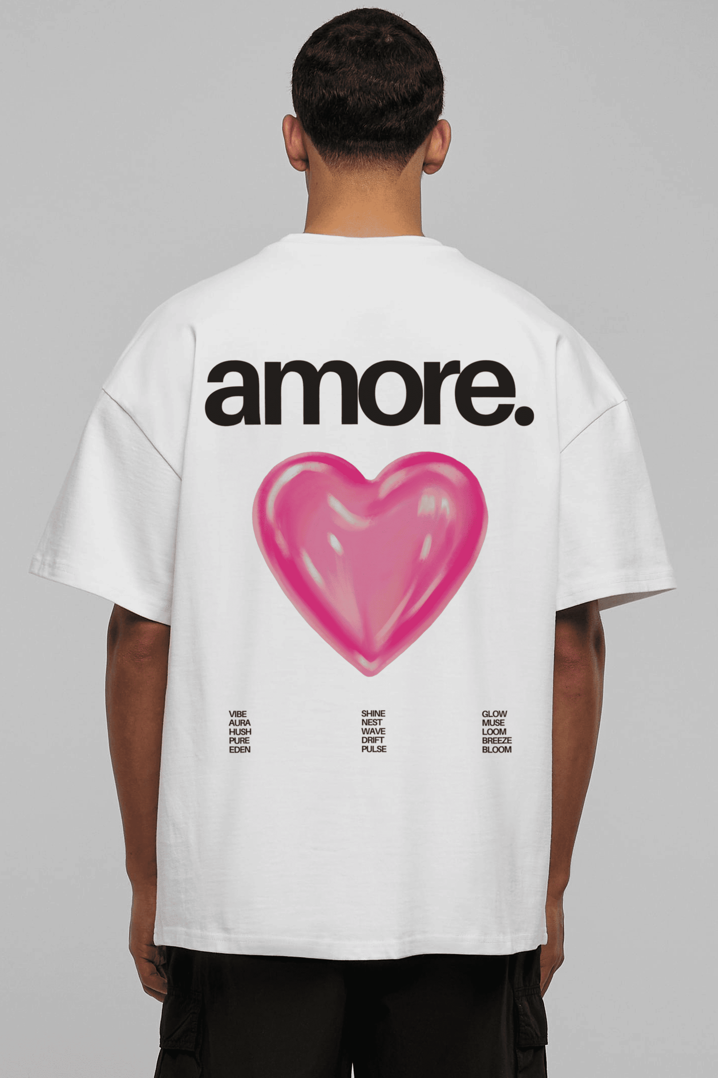 AMORE UNISEX OVERSIZED T-SHIRT