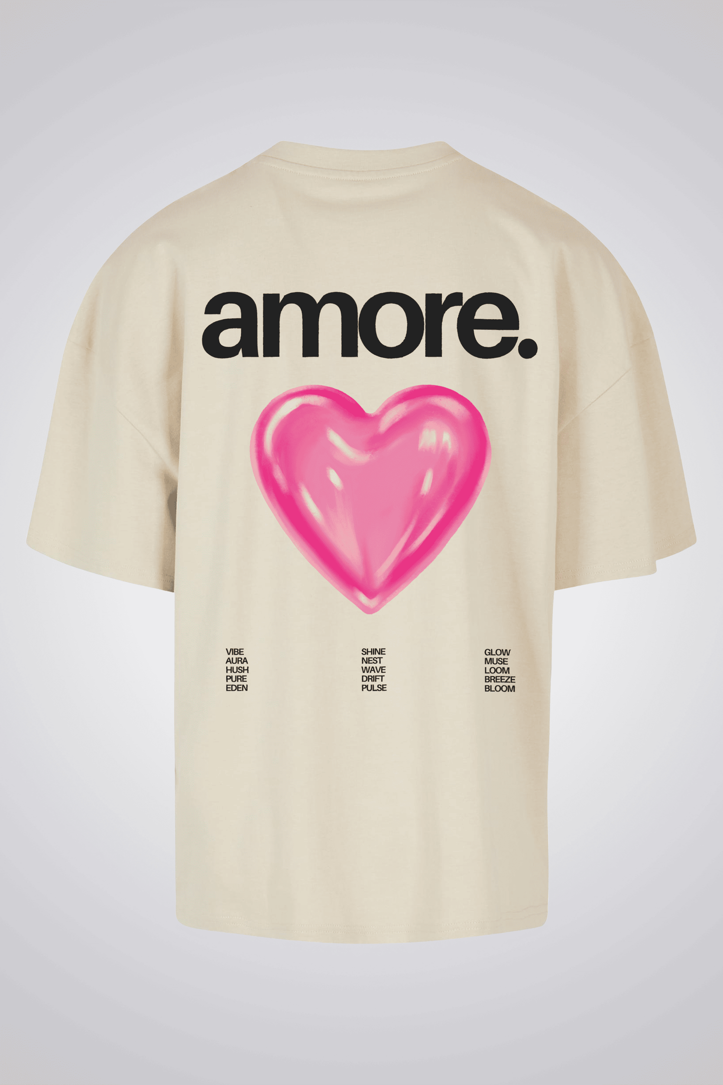 AMORE UNISEX OVERSIZED T-SHIRT