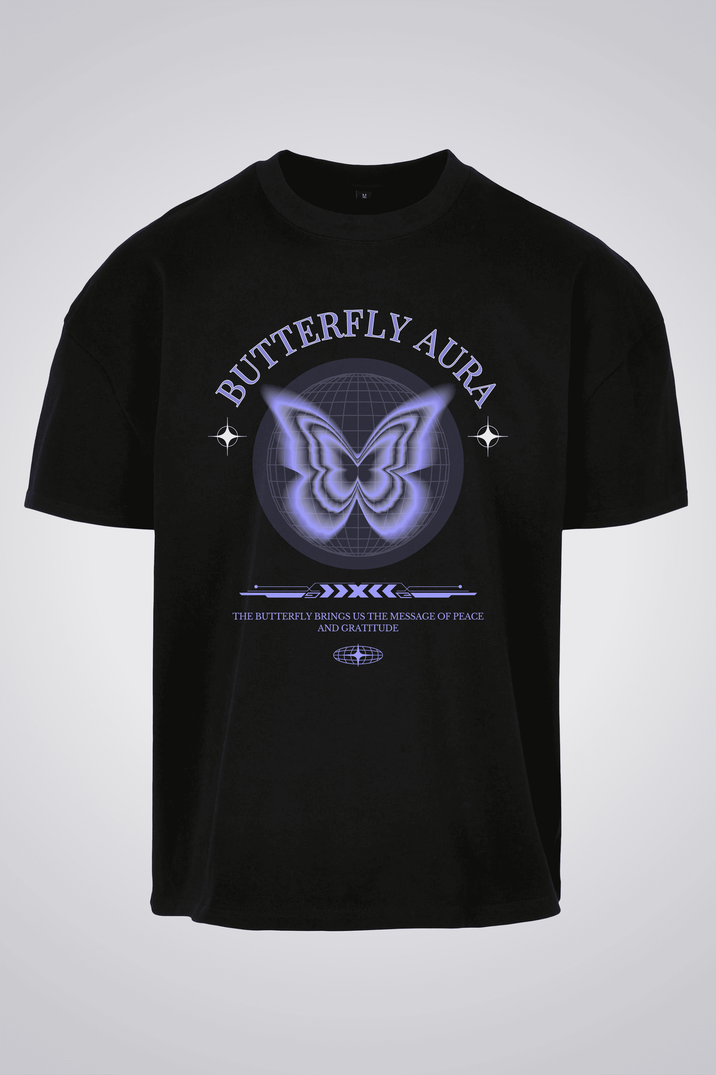 BUTTERFLY AURA OVERSIZED UNISEX T-SHIRT