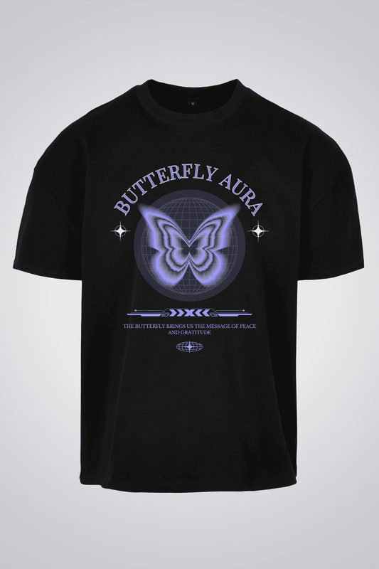 BUTTERFLY AURA OVERSIZED UNISEX T-SHIRT