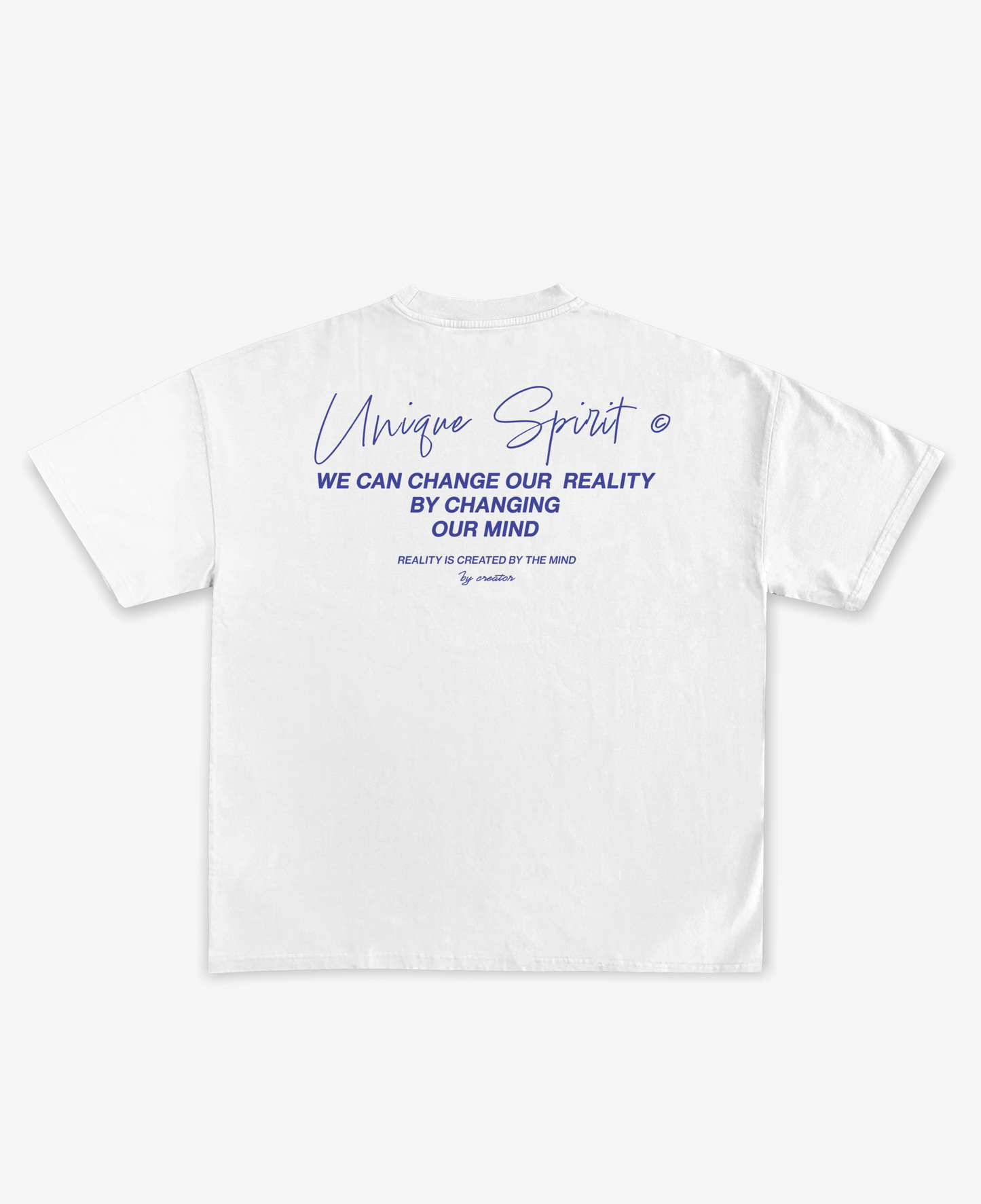CHANGE REALITY BY OUR MIND OVERSIZED UNISEX T-SHIRT