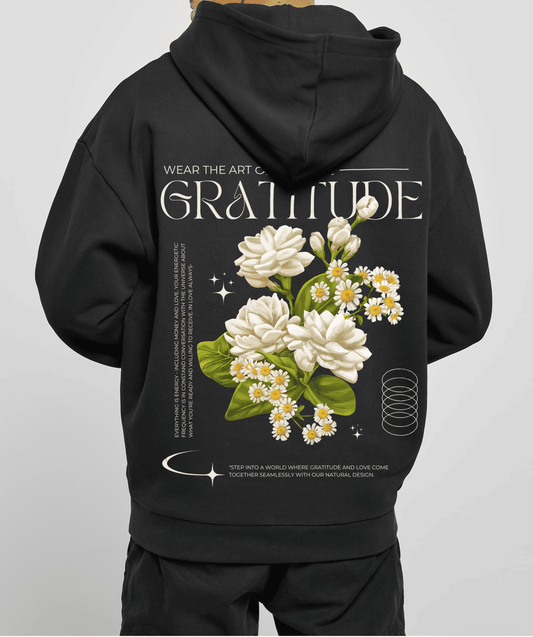 GRATITUDE OVERSIZED UNISEX HOODIE