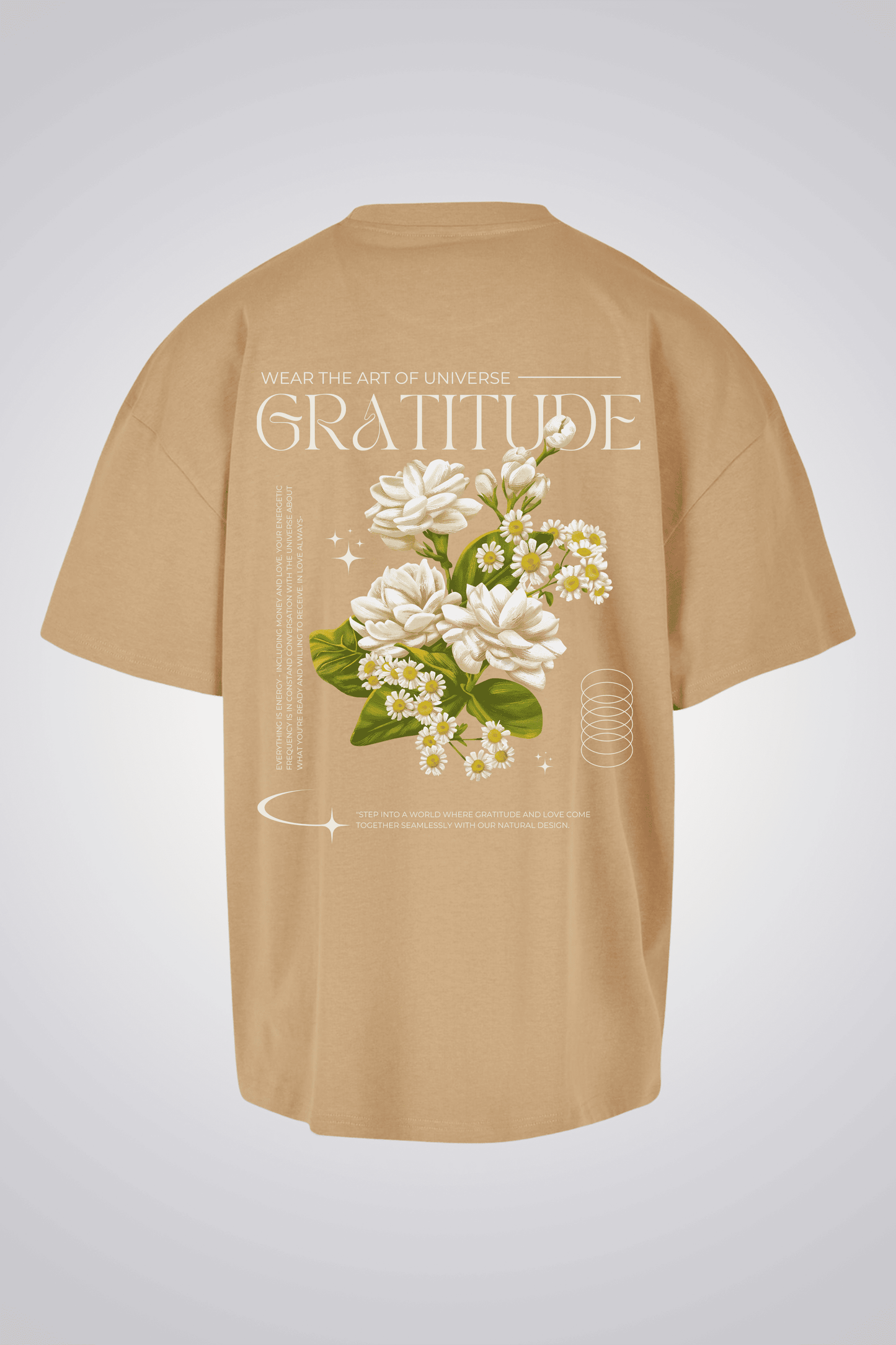 GRATITUDE OVERSIZED UNISEX T-SHIRT