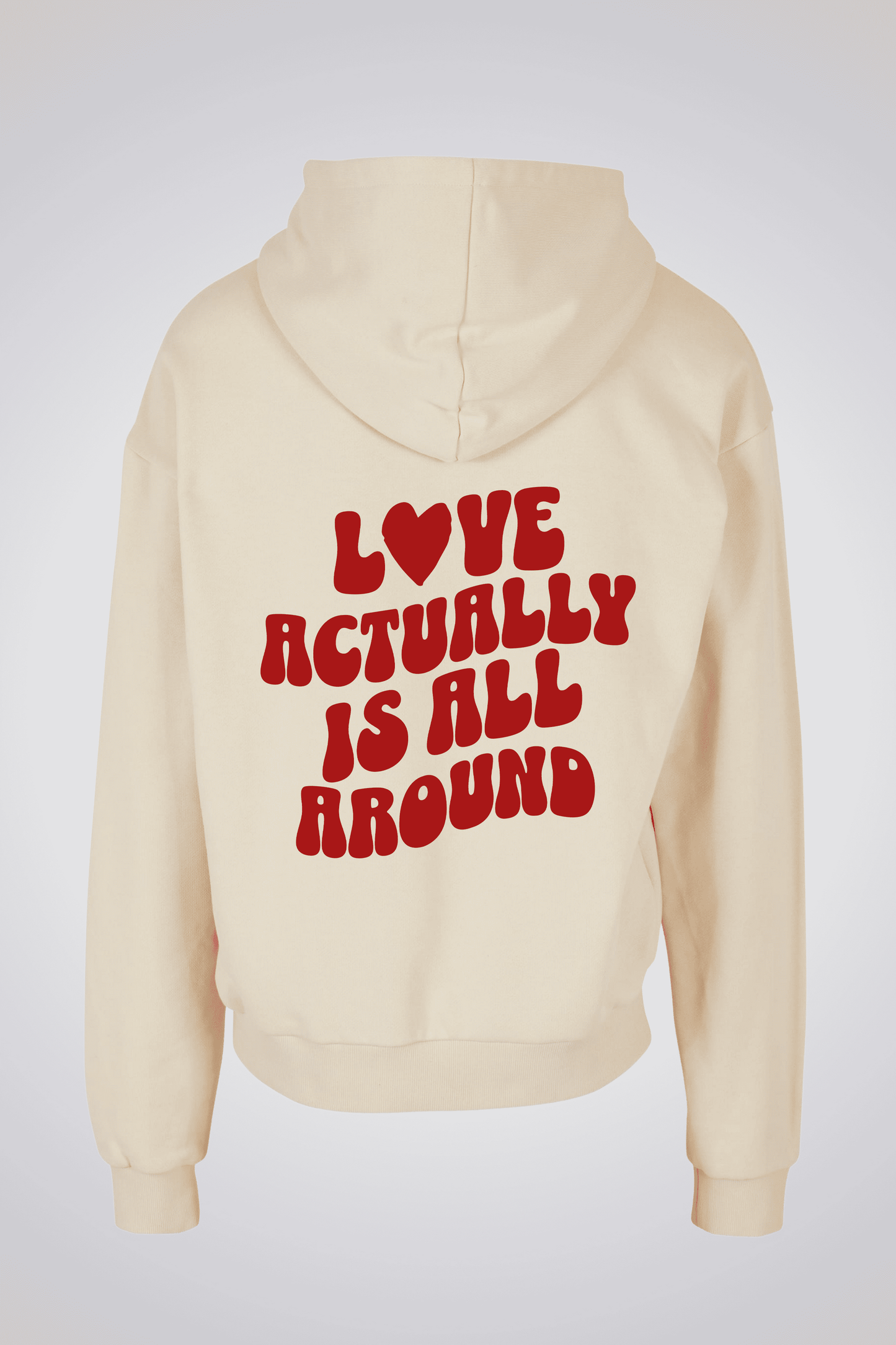 LOVE ACTUALLY IS ALL AROUND OVERSIZED UNISEX HOODIE