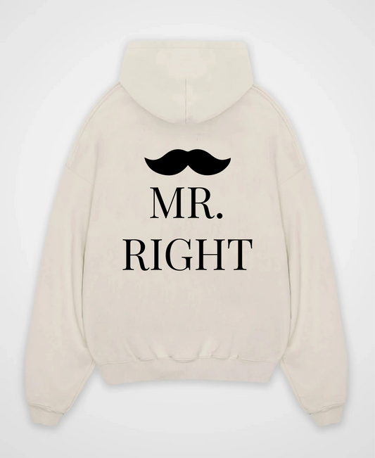 MR. RIGHT OVERSIZED HOODIE