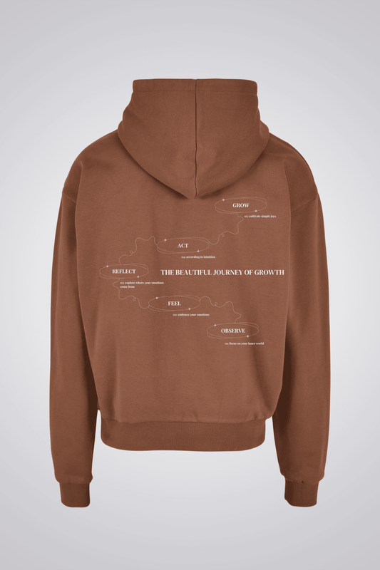 THE BEAUTIFUL JOURNEY OF GROWTH OVERSIZED UNISEX HOODIE