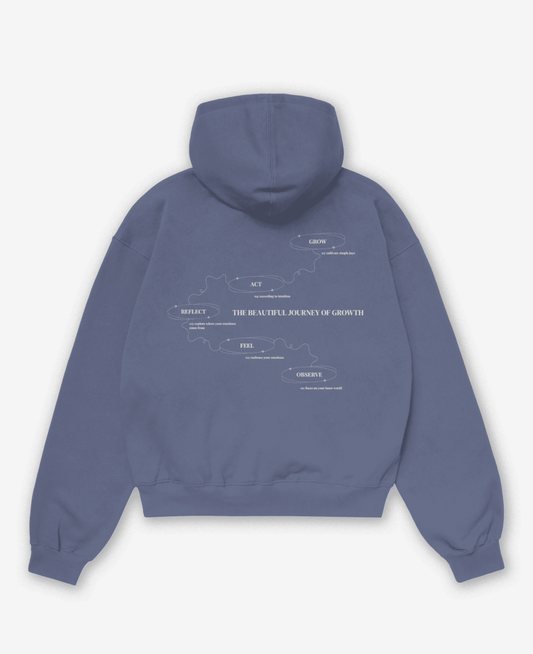 THE BEAUTIFUL JOURNEY OF GROWTH OVERSIZED UNISEX HOODIE