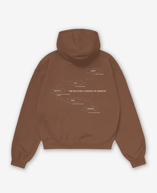 THE BEAUTIFUL JOURNEY OF GROWTH OVERSIZED UNISEX HOODIE