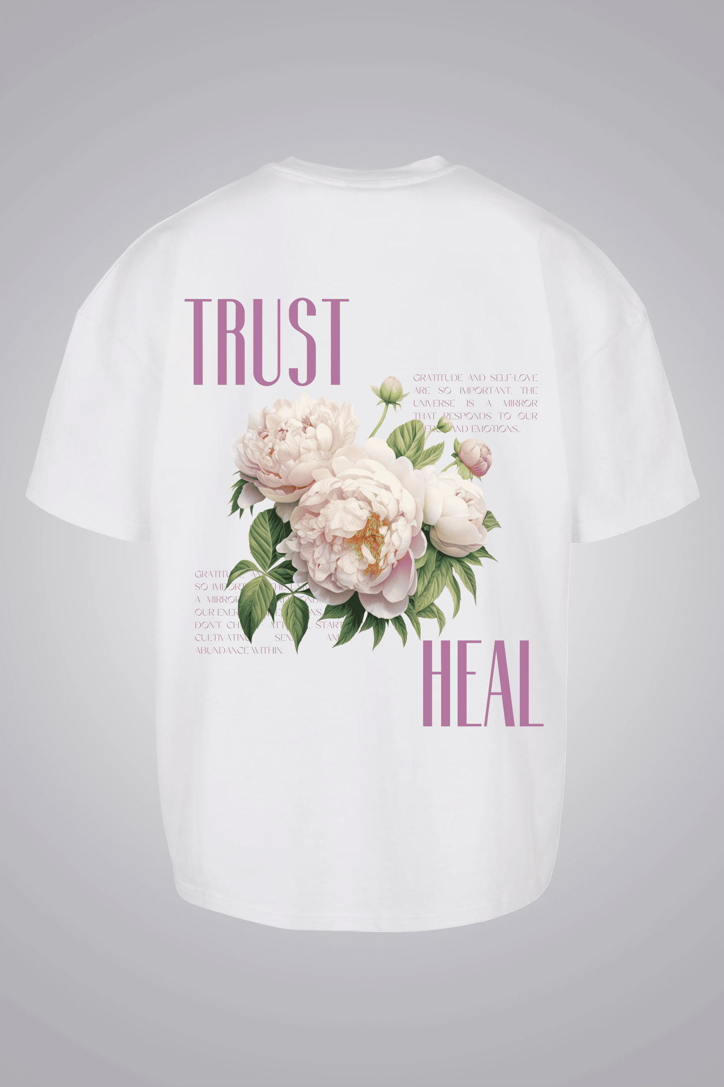 TRUST - HEAL OVERSIZED UNISEX T-SHIRT