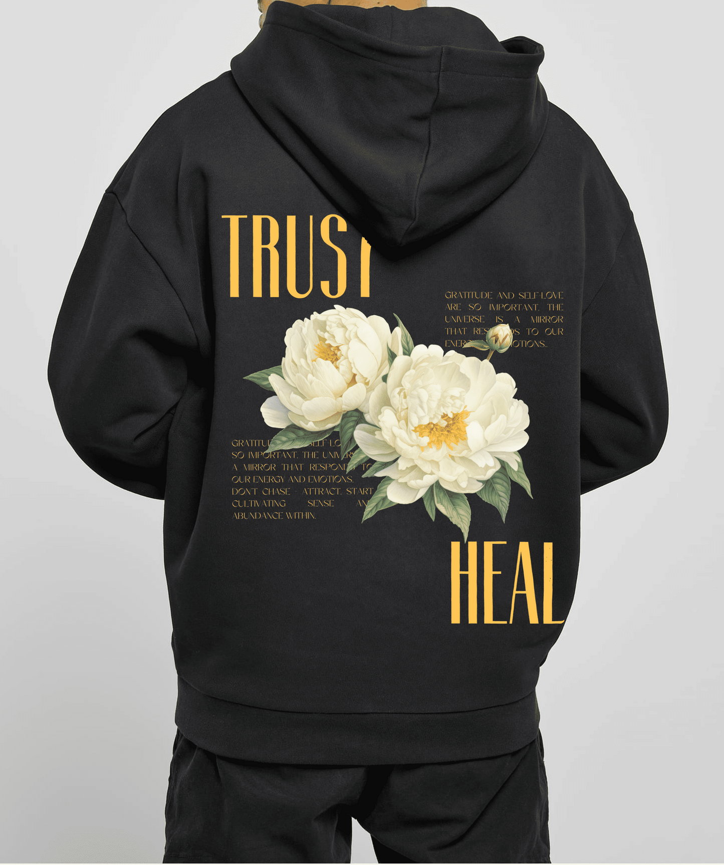 TRUST - HEAL OVERSIZED UNISEX HOODIE