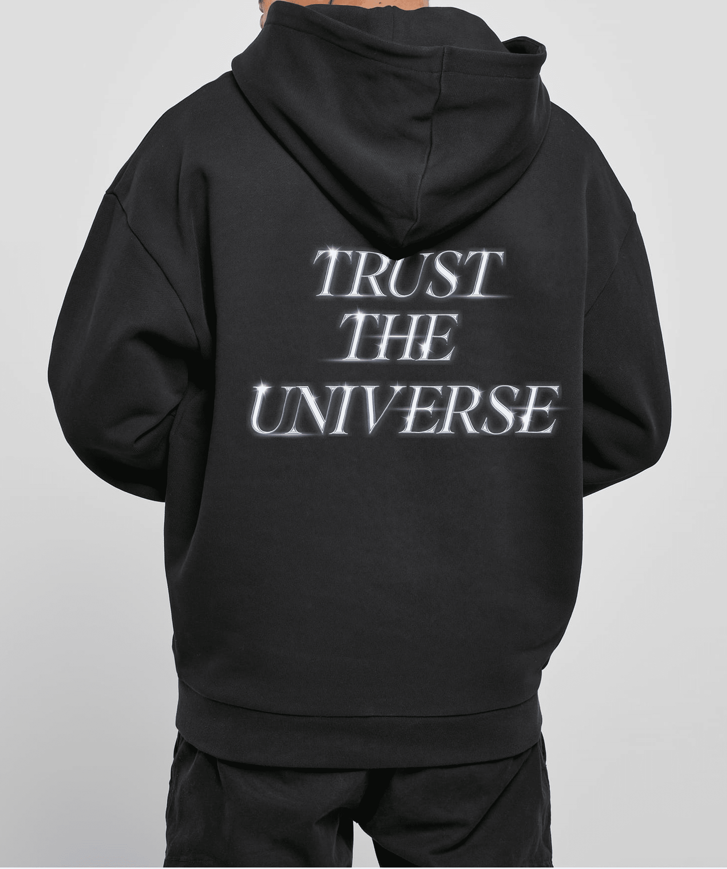 TRUST THE UNIVERSE OVERSIZED UNISEX HOODIE
