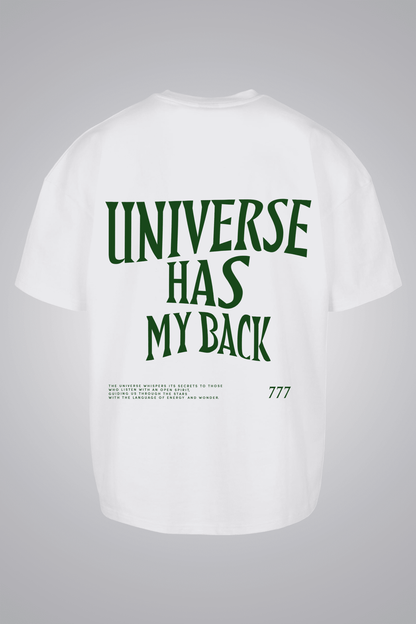 UNIVERSUM HAS MY BACK UNISEX OVERSIZED T-SHIRT