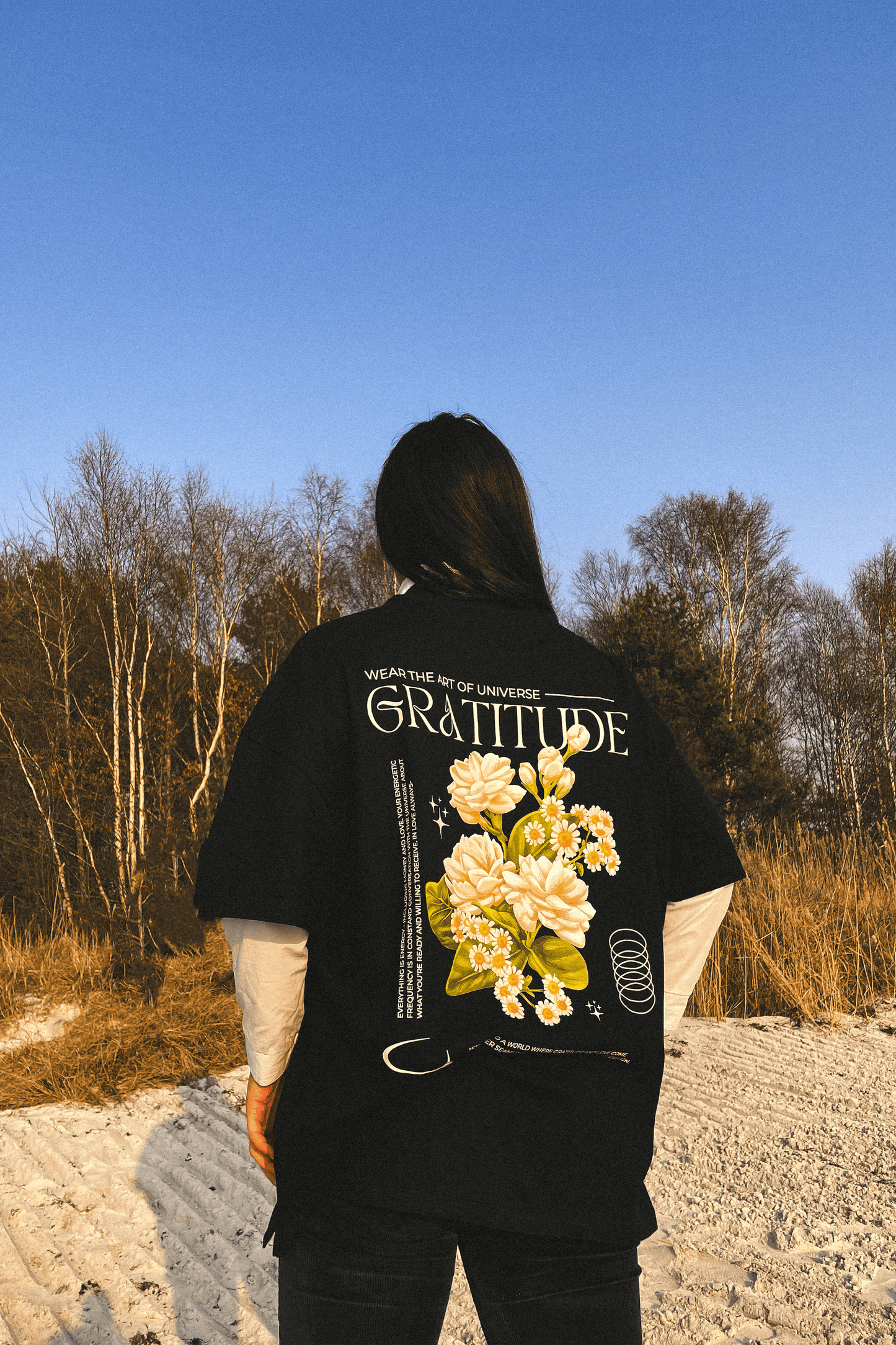 GRATITUDE OVERSIZED UNISEX T-SHIRT