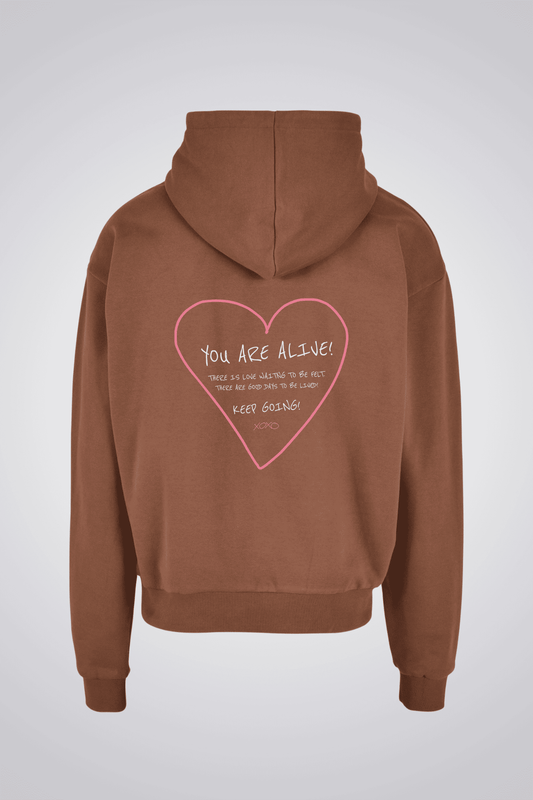 YOU ARE ALIVE OVERSIZED UNISEX HOODIE