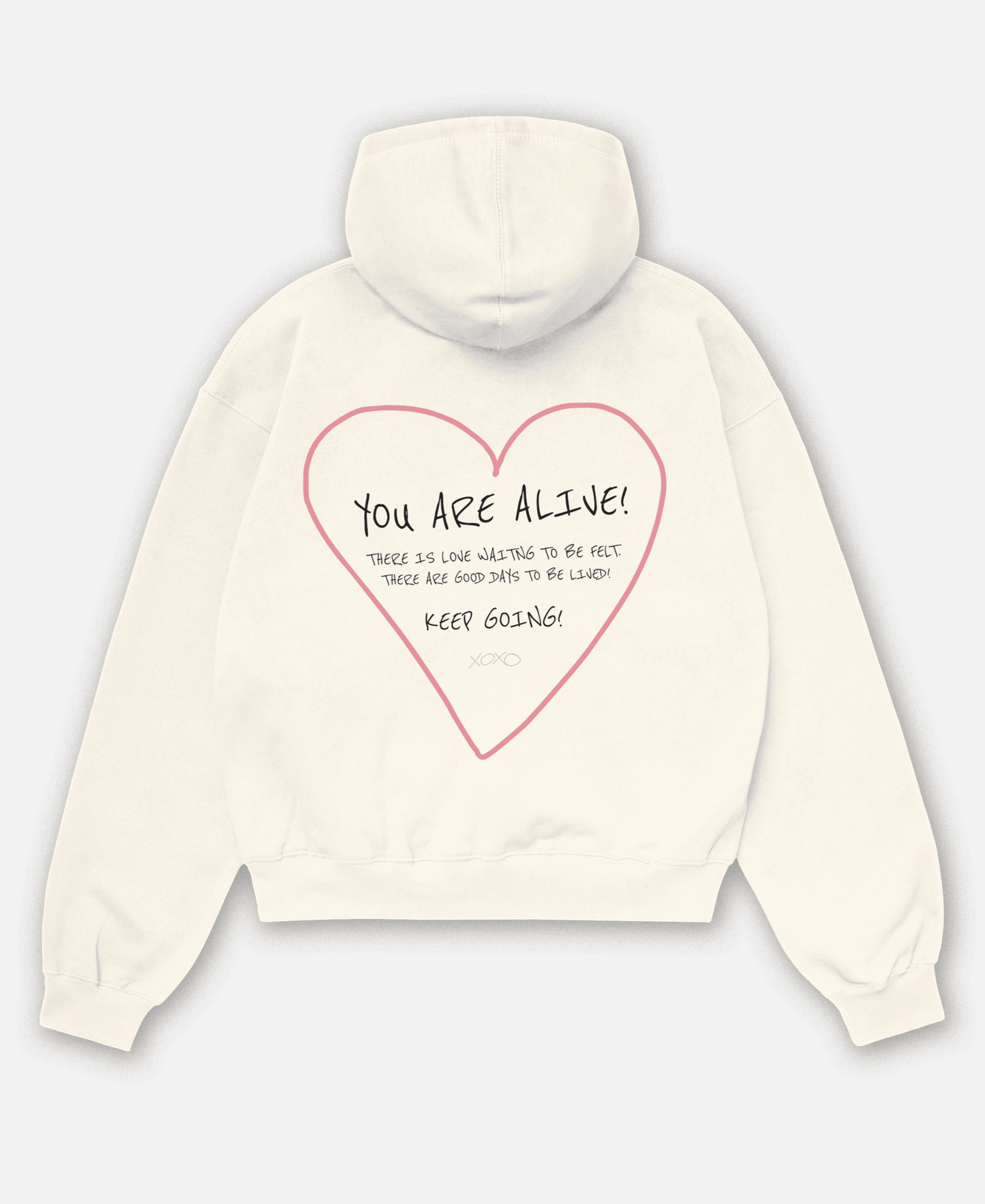 YOU ARE ALIVE BIO OVERSIZED HOODIE