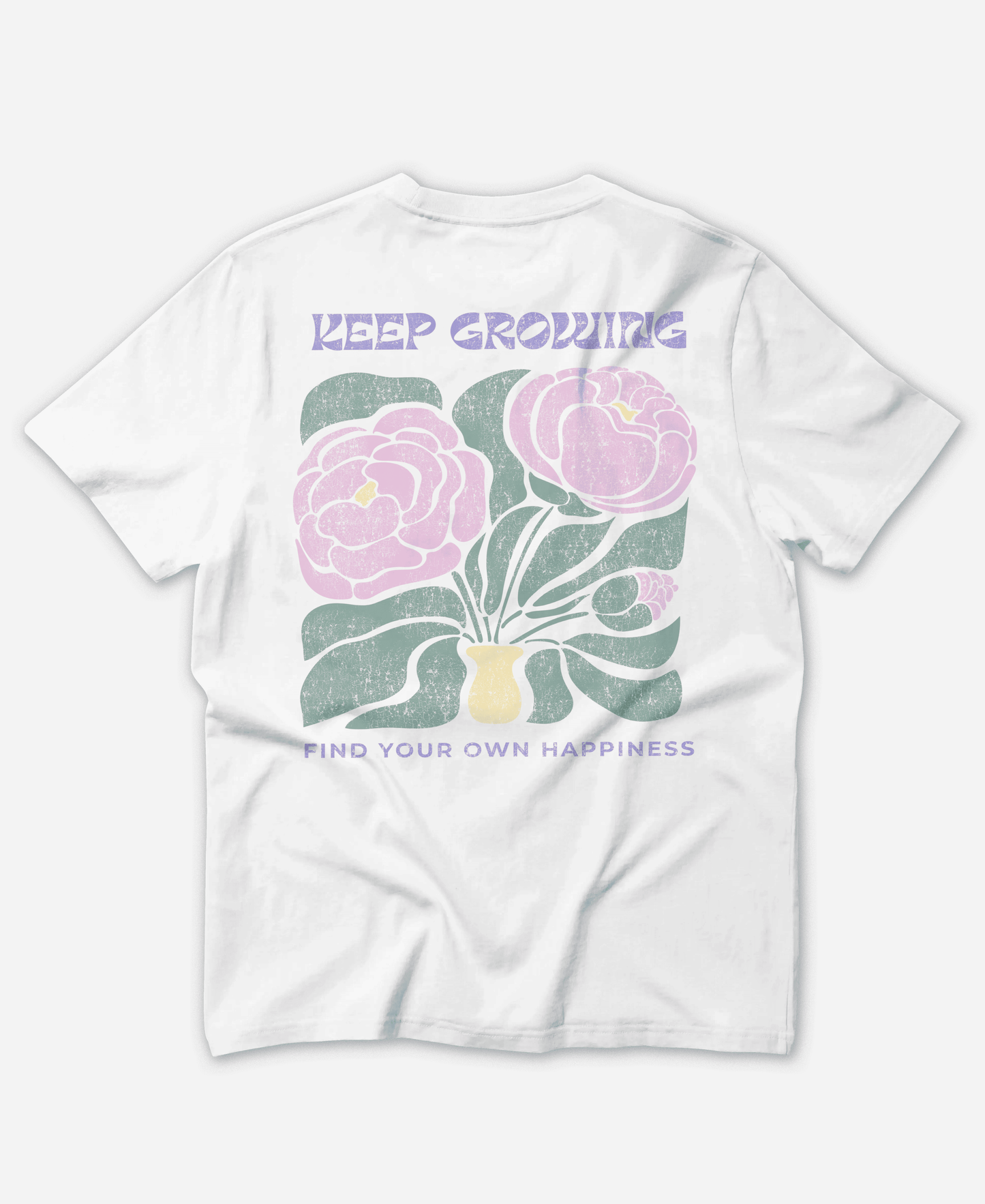 KEEP GROWING LILAC ORGANIC T-SHIRT