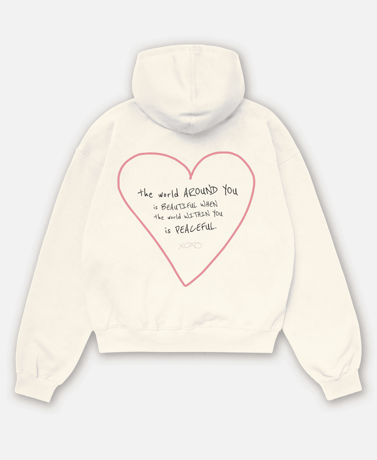 THE WORLD ORGANIC OVERSIZED HOODIE