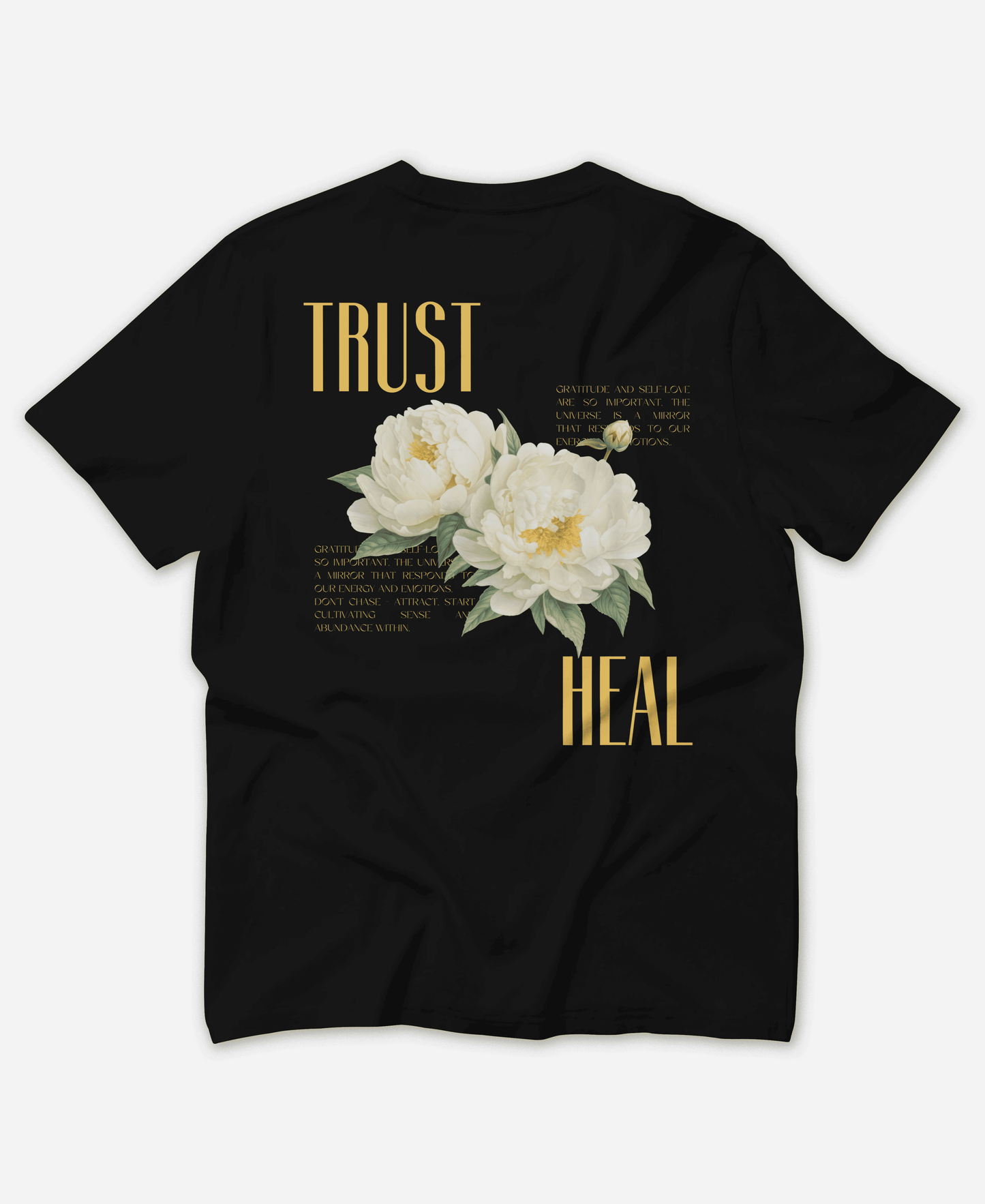 TRUST - HEAL ORGANIC T-SHIRT ORANGE