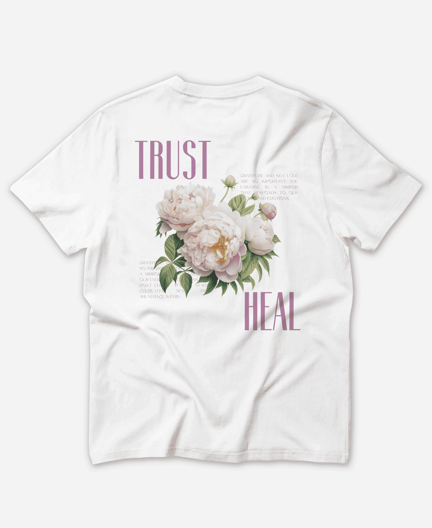 TRUST - HEAL ORGANIC T-SHIRT PINK